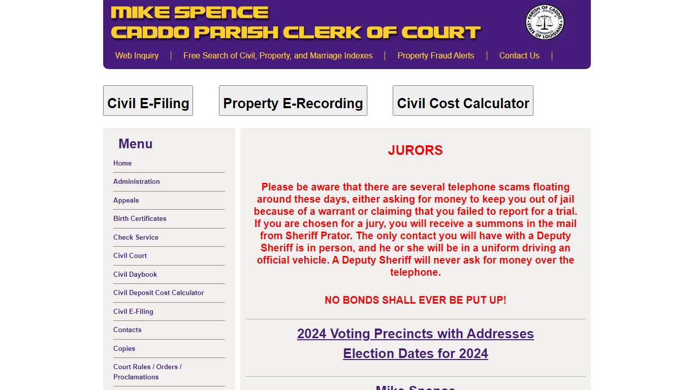 Caddo Parish Clerk of Court